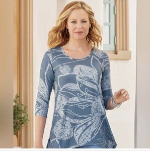 Soft Surroundings Valerie Tunic Top Size 2X NWT